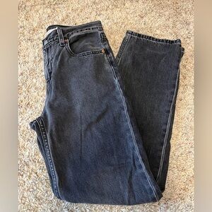 Levi’s black low pro straight jeans size 25